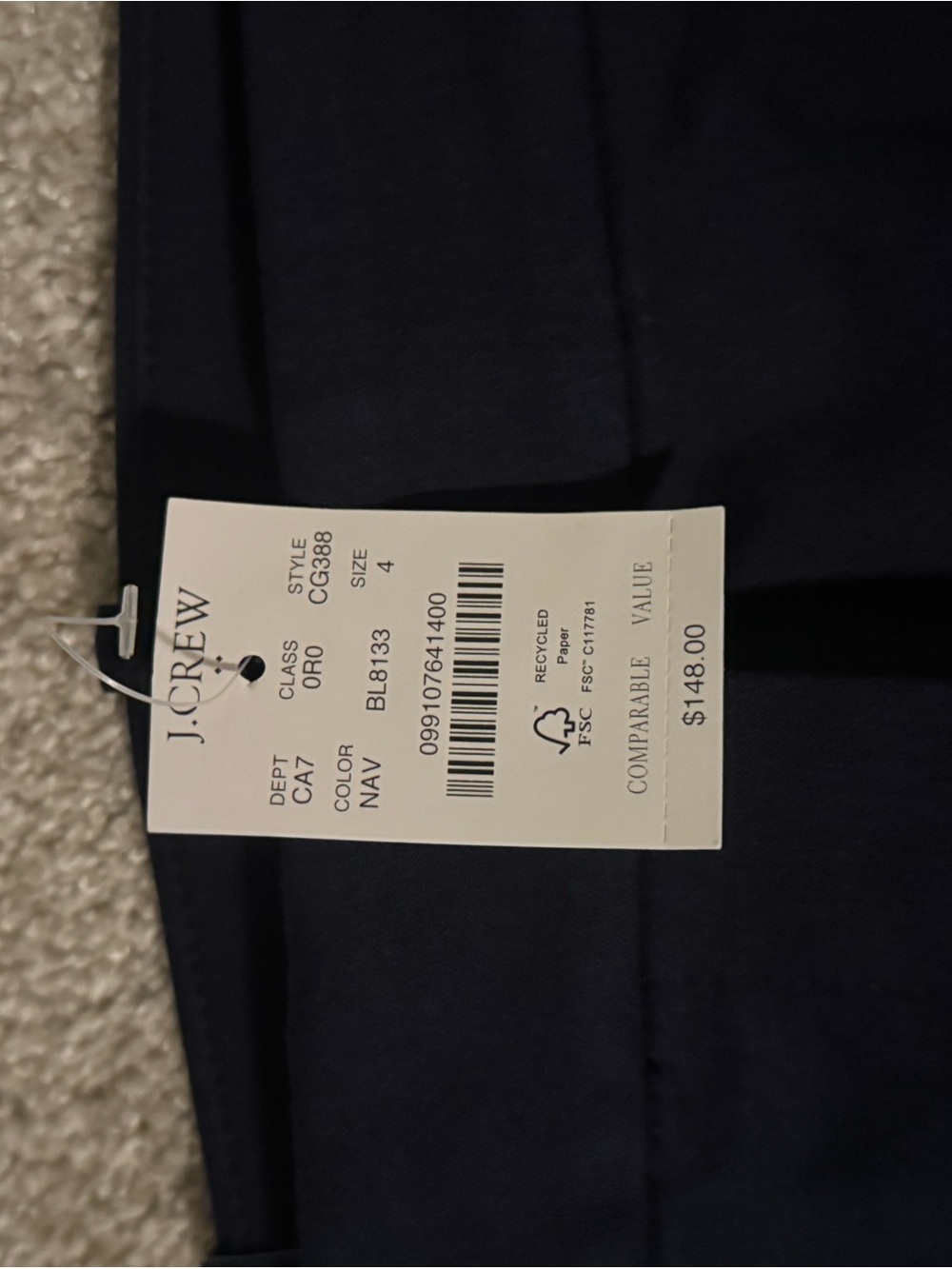 J. Crew Remy Pants - Navy - Picture 4 of 5
